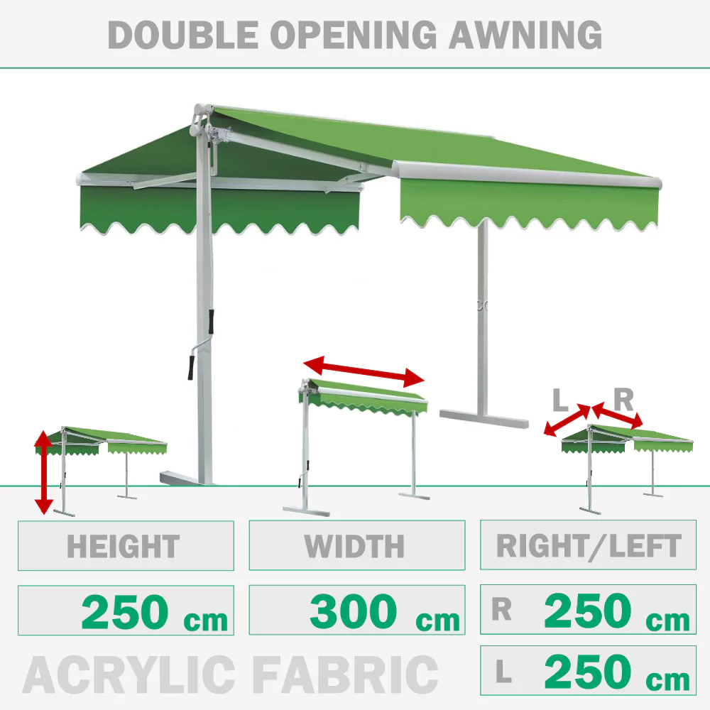 Double-sided awning 3
