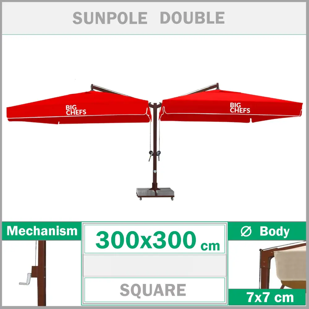 Side arm umbrella 7